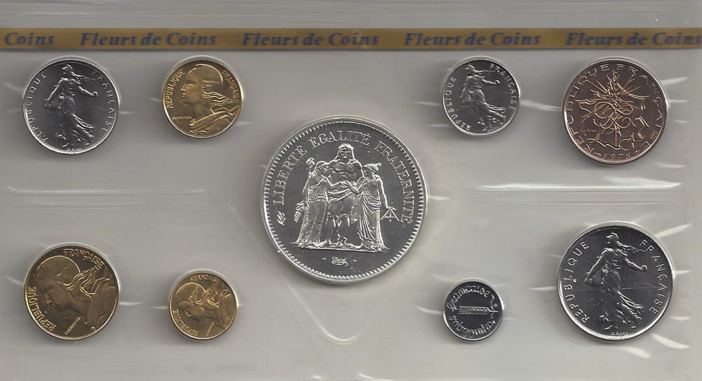 Série Monnaie de Paris 1976