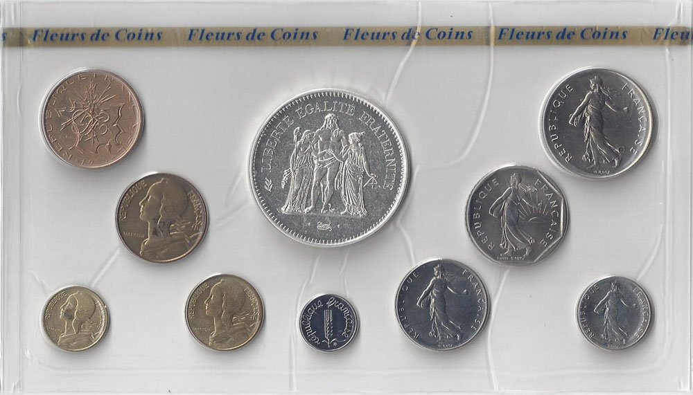 Série Monnaie de Paris 1980