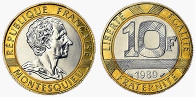 10 Francs Montesquieu