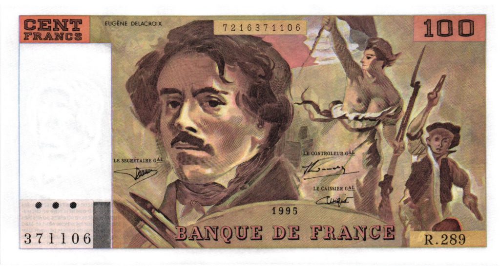 100 Francs Delacroix