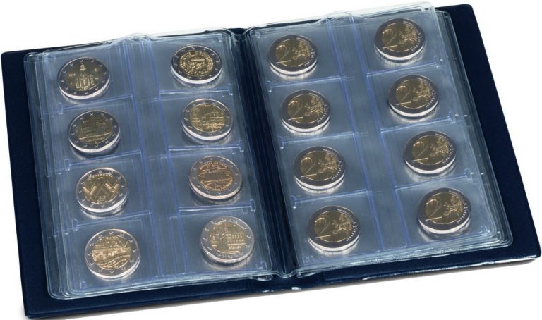 Talifoca Albu De Collection De Pièces De Onnaie, 240 Classeur Pieces