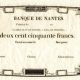 250 Francs Banque de Nantes