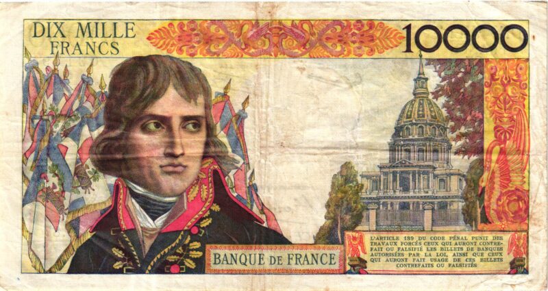 10000 Francs BONAPARTE Type 1955
