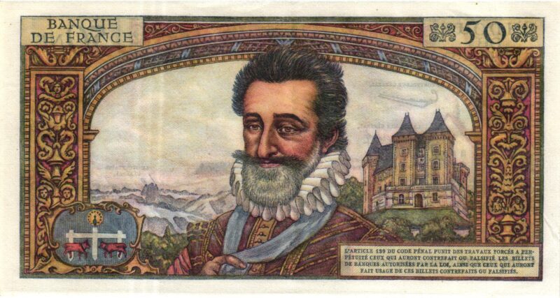 50 Nouveau Francs Henri IV Type 1959 BDF