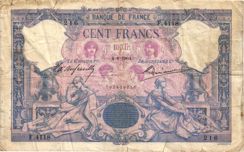100 Francs Type 1888