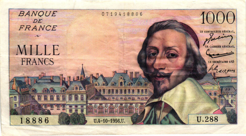 1000 Francs RICHELIEU BDF