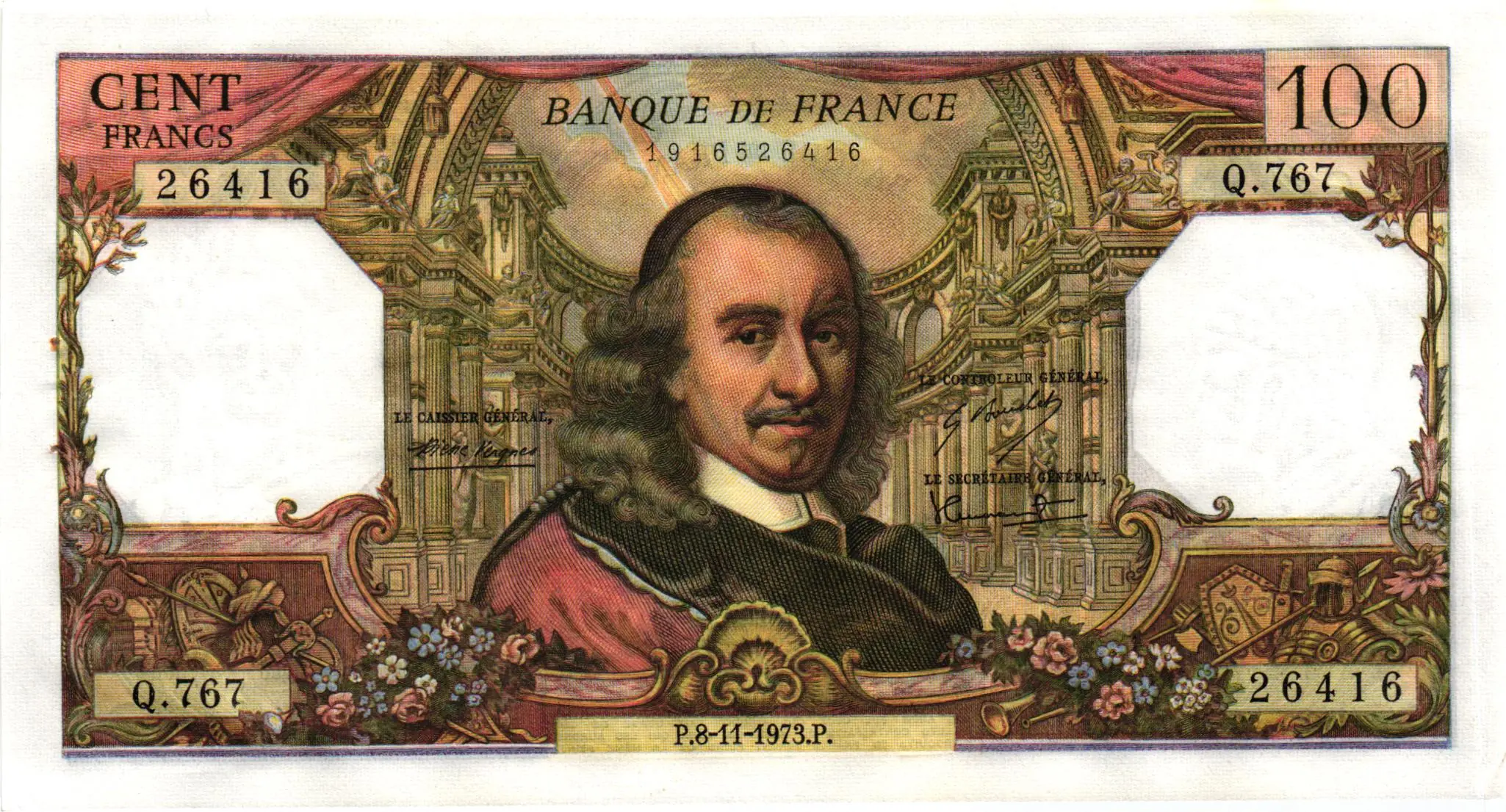 100 Francs CORNEILLE Type 1964 BDF