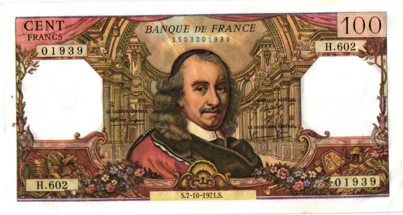 100 Francs Pierre CORNEILLE Type 1964