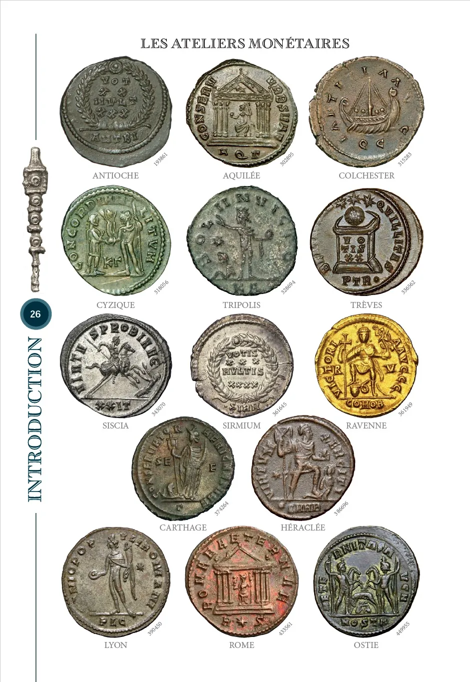 Monnaies Romaines - Les ateliers monétaires